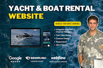 buid your yacht or boat rental website