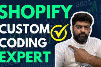 do custom shopify coding and fix shopify css, javascript and liquid code