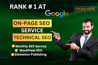 do on page SEO and technical optimization for wordpress