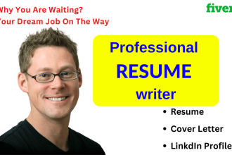 provide resume writing, rewrite cv and cover letter