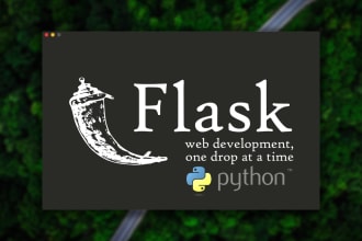 develop python flask rest api or application