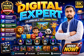 be your professional 3d animation expert