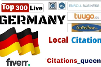 do germany local citations and directory submissions for local SEO