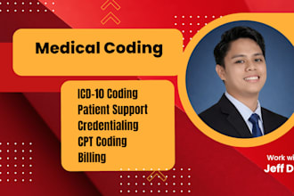 provide medical coding such as icd10, cpt and billing etc