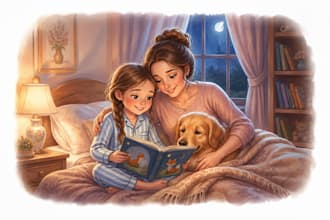 do children book illustration and story book cover, whimsical art, game board,
