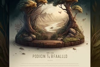 design modern and unique landing page
