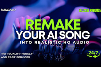 recreate your ai song with professional quality