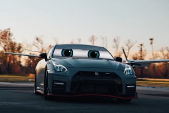 create pixar eyes to your car videos or photo