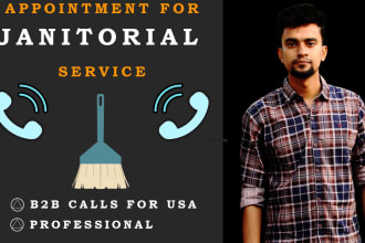 set up appointments for janitorial services