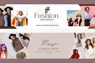design a professional etsy shop banner, etsy logo in 24hrs