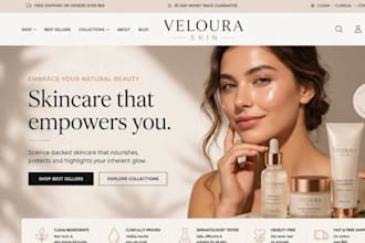 create, skin care, makeup, cosmetic, hair salon website