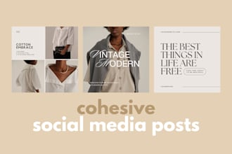design aesthetic social media posts