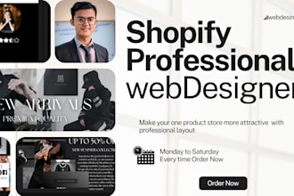 create shopify dropshipping design, one product store setup website development