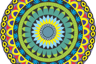 illustrate mandala coloring pages and mandala arts for you