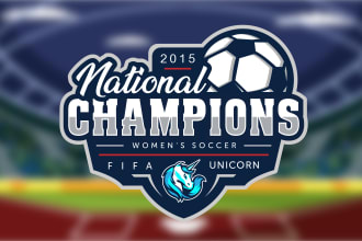 design striking soccer, baseball, football and other sports logo in shield style