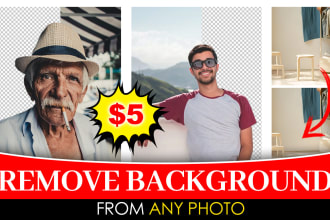 professionally do background removal