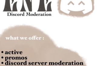 moderate and manage any discord servers with my team