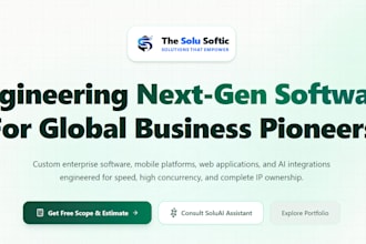 build an ai powered website with smart business automation