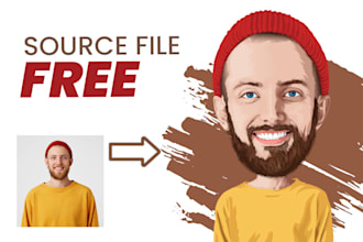 draw amazing big head cartoon caricature