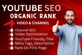 do youtube videos and channel SEO to improve organic rank