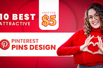 design 10 attractive pinterest pins