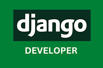 build web application, admin dashboard, portal using django