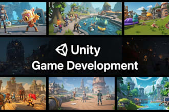 create 3d unity games for you