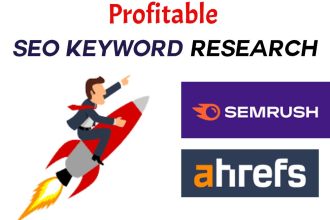 do best profitable SEO keyword research by semrush, ahrefs