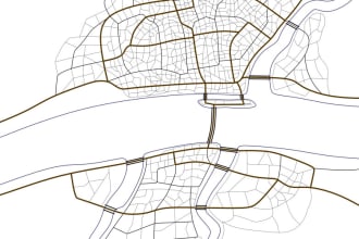 create the map of a city or town for you