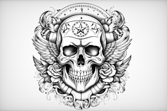 draw a custom tatto design
