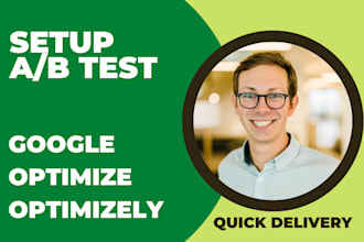 setup your a b test your page to improve its conversion rate optimization