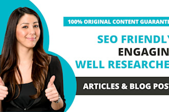 write a blog article for you