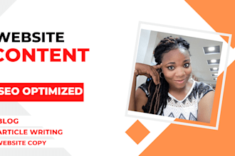 write professional SEO website content and articles