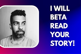 beta read your story and provide great feedback
