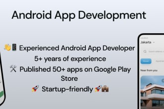 be your android app developer  android mobile app development