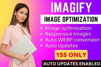 install and optimize wordpress images by imagify