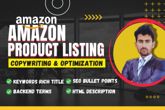 amazon product listing optimization with copywriting, SEO product description