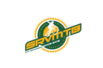 do an eye catching mountain bike team logo for high school club