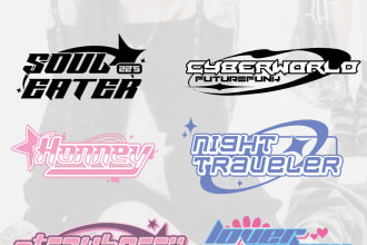create futuristic y2k, cyber punk, logo, minimalist for you
