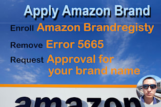 enroll amazon brand registry and brand name for approval