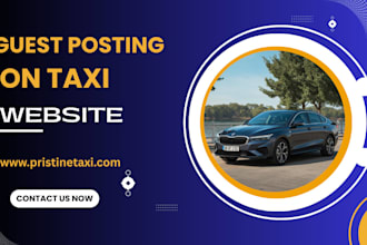 do guest post on taxi booking website