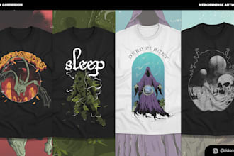 do band merchandise stooner, doom, rock, dark art, metal