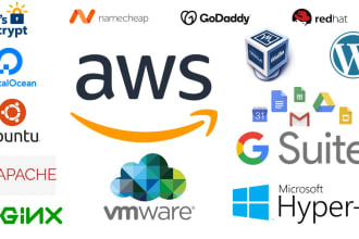 do install and configure aws,vmware,server,vps,linux,backup