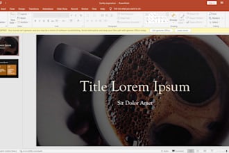 design professional and modern presentations