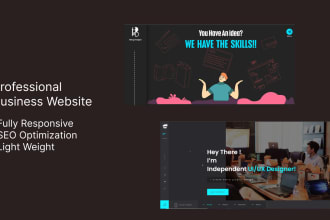 do frontend and backend development for your website