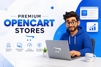 design professional opencart ecommerce website