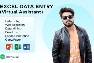 do data entry, web scraping, mining, email address finding