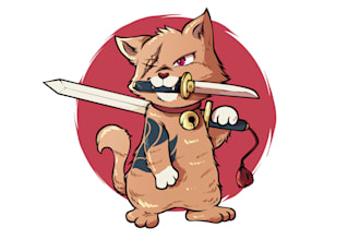 design japanese cartoon character mascot