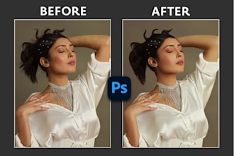 do photoshop image retouching for you