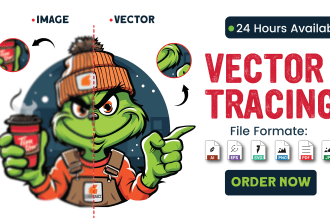 edit, redo, recreate, vectorize, make transparent logo